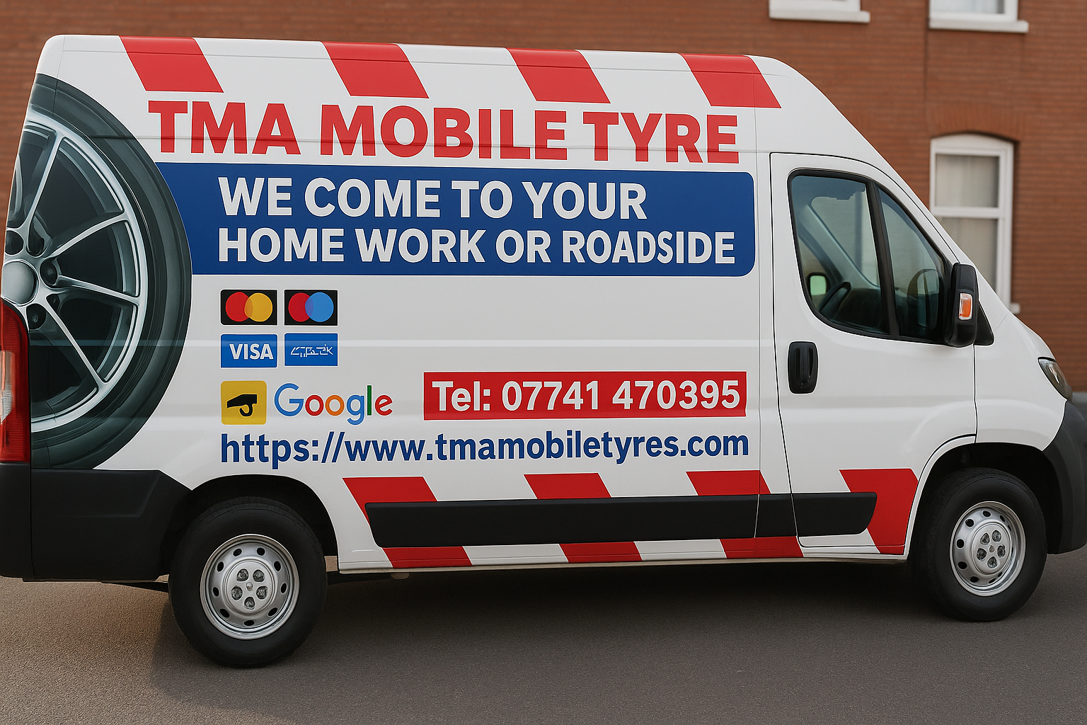 TMA Mobile Tyres Van - Emergency Tyre Service